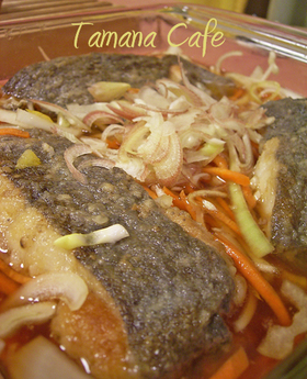 野菜たくさん!カレイの簡単南蛮漬け♪
