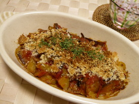 ☆アンチョビ香る♪ 野菜のパン粉焼き☆