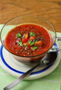 冷製もずトマトスープ