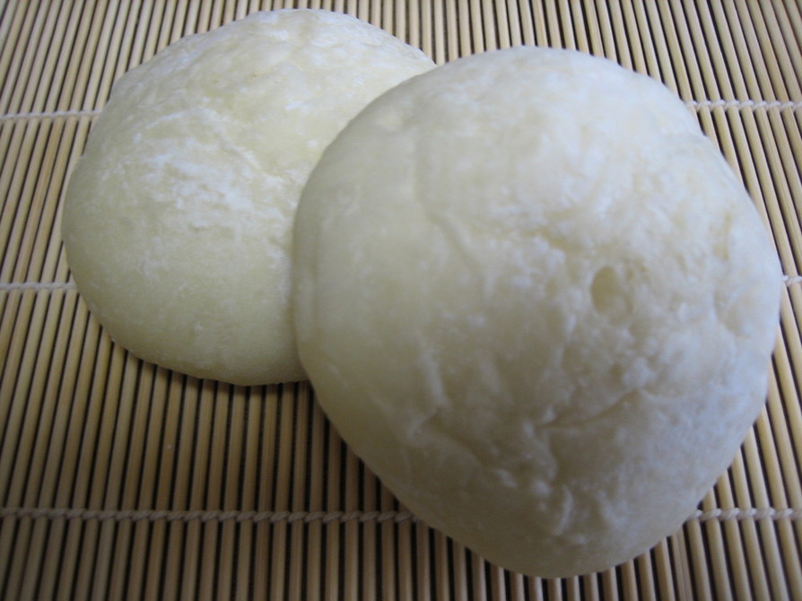 レンジ発酵パン。もちもち白パンの画像
