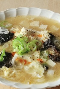 10分☆キクラゲ中華卵スープ☆簡単防災食
