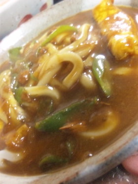 3日目はカレーうどん♪でしょ☆