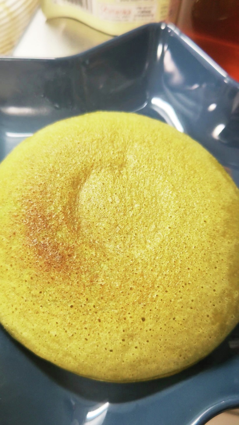 米粉と抹茶オレ粉で作るヘルシーケーキ♪の画像