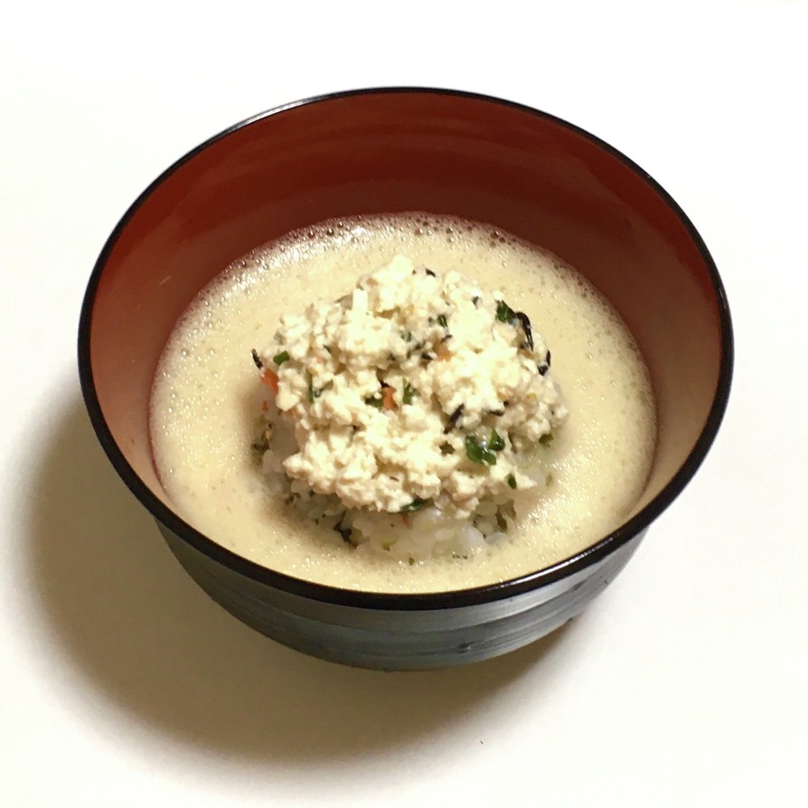 納豆卵かけ白和えご飯の画像