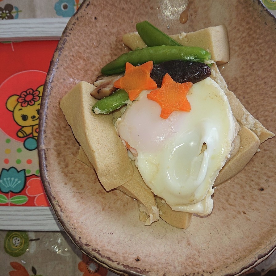 高野豆腐卵とじ ★の画像