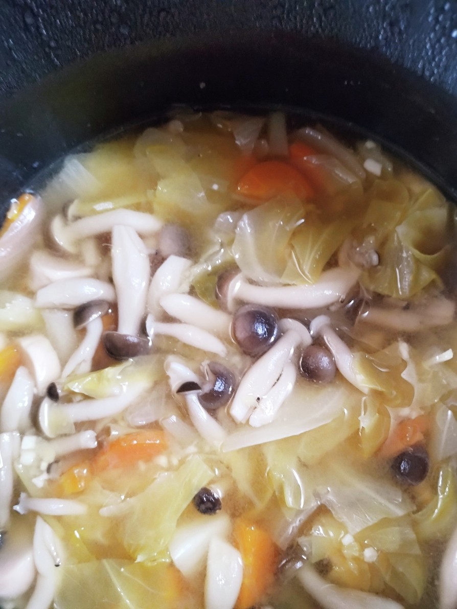 生姜とニンニクで身体に優しいスープの画像