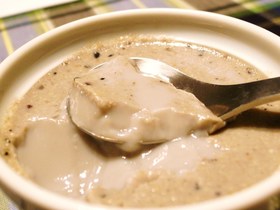 とろっとろ豆乳ごまプリン