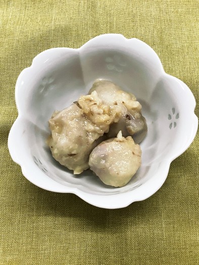 里芋の甘味噌和えの写真