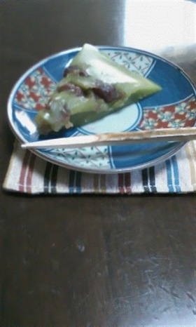 ちょー簡単!あずき抹茶ういろう