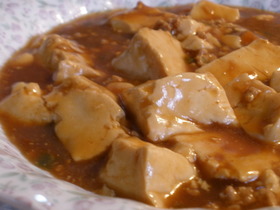 素よりおいしい♪簡単赤みそマーボー豆腐♪