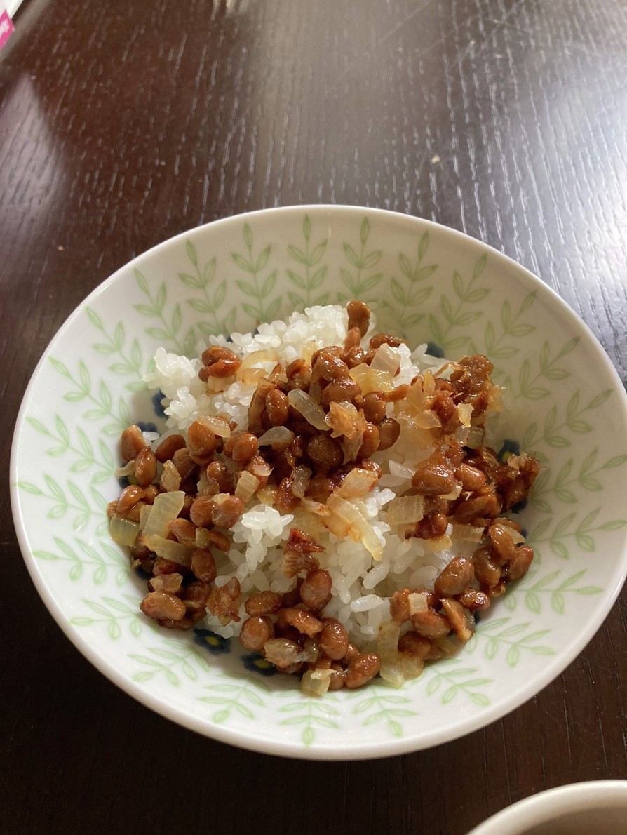 納豆炒めご飯の画像