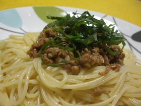 超簡単★調味料いらずの納豆スパゲティ