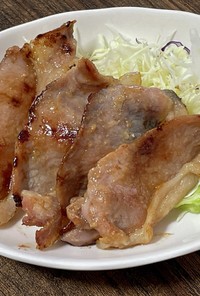 豚ロースの西京焼き