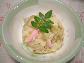 ふきの新しい食べ方!?春のポテサラ*