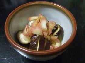 和洋折衷 ナスのおひたし