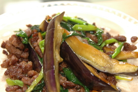 これおいしい!茄子と豚ひき肉の炒めもの