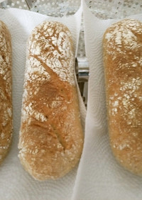 【試作】薄力粉と全粒粉のパン