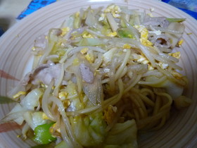 野菜たっぷり☆あっさり塩やきそば