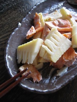 筍と焼き鮭の味噌マヨ和え♪の画像