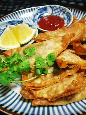 海老のペタンコ香り揚げ