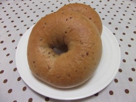 とうふベーグル そば粉×そば茶