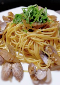 あさりと新ごぼうのパスタ