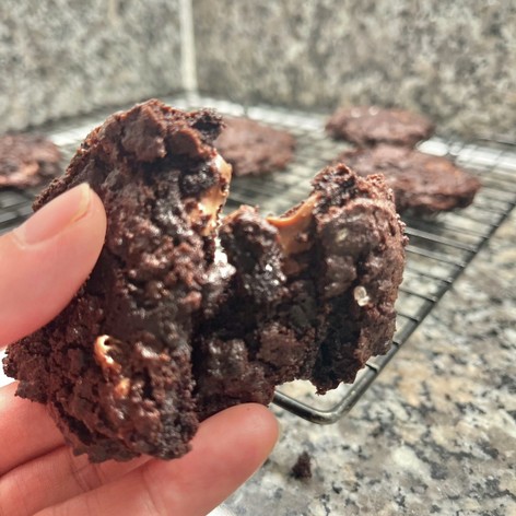 作り置き！ダブルチョコレート+塩クッキー