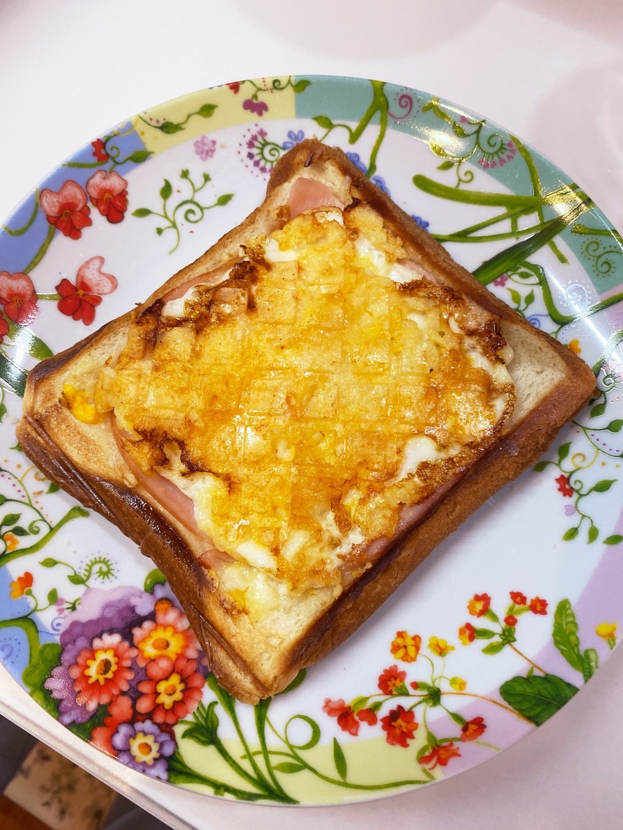 ＊美味＊ハムエッグカリカリチーズトーストの画像