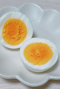 ゆで卵（固茹で）
