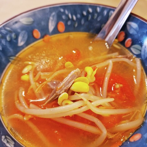 台湾母ちゃんの豆もやしトマトスープ