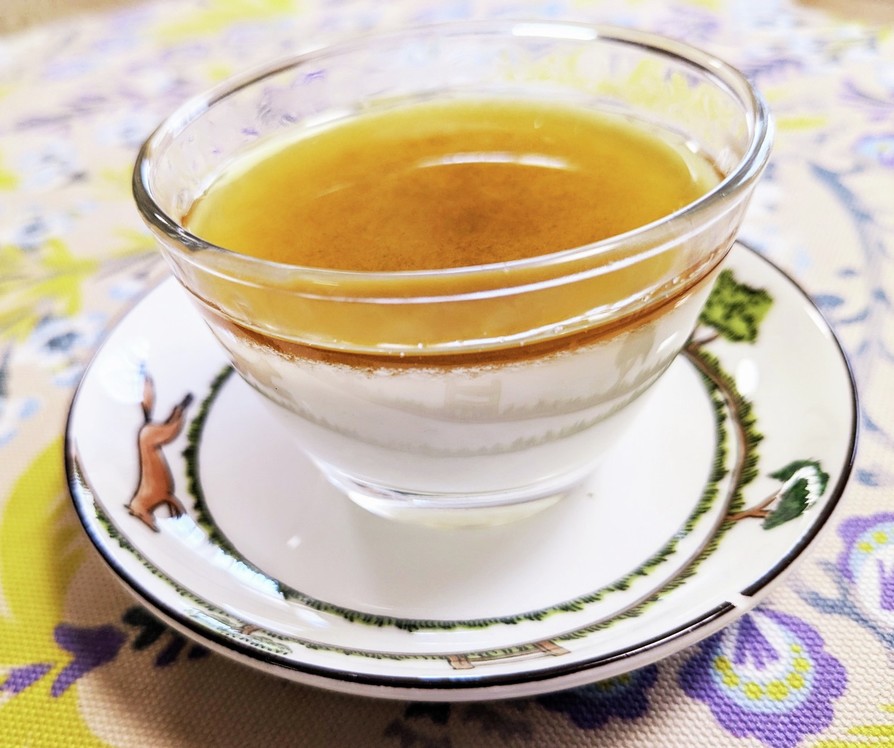 ヨーグルトゼリー＆ほうじ茶ソースの画像