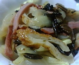 佃煮で野菜炒め♪