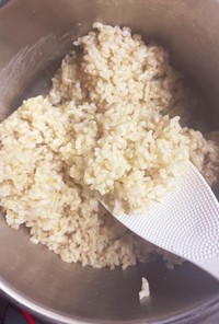 玄米おにぎり用の炊き方（圧力鍋）