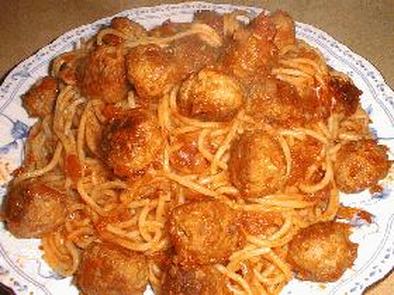 「カリオストロ」のミートボールスパゲティの写真