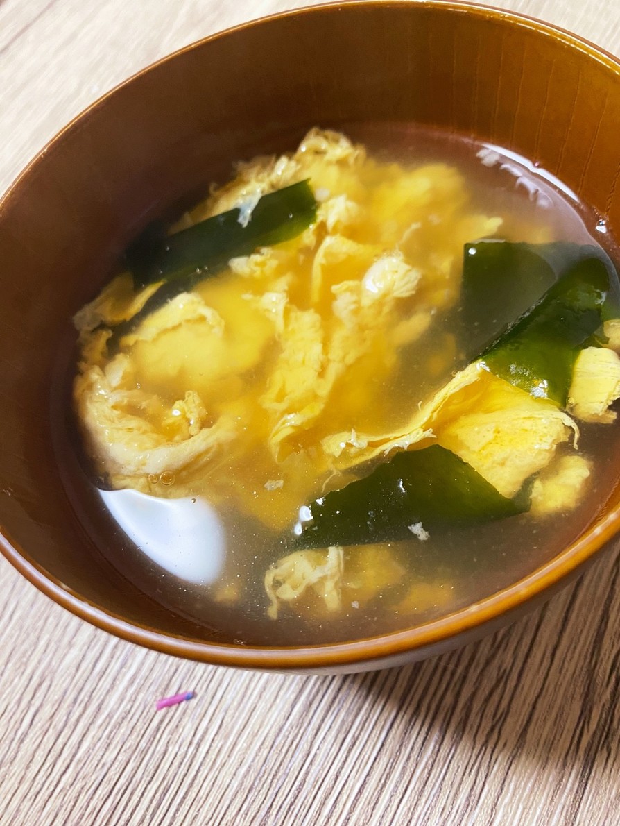 簡単卵スープの画像