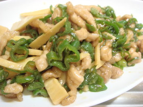 豚とろとろ青椒肉絲 チンジャオロース