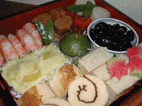 2003年我が家のおせち料理(お年寄りにやさしい編)