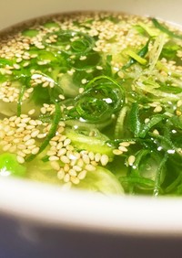 グリーンピースの栄養たっぷり簡単スープ☆