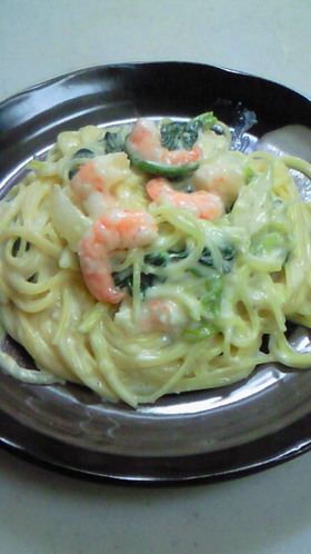 エビクリ☆パスタ~★