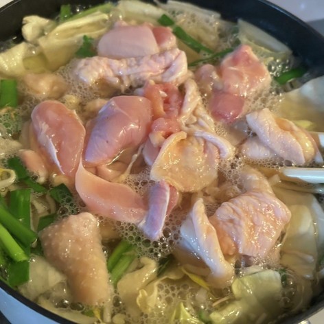鶏肉と野菜のスープ