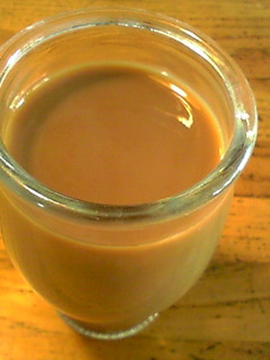 ミルクコーヒーのゼリーの写真
