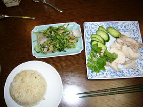 シンガポール風チキンライス(海南鶏飯)