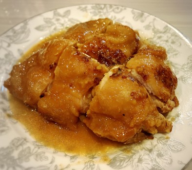鶏モモ肉のとんかつソースヨーグルトグリルの写真
