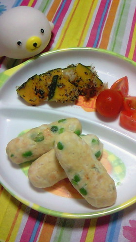 *離乳食完了期*鶏肉と豆腐のウインナー風