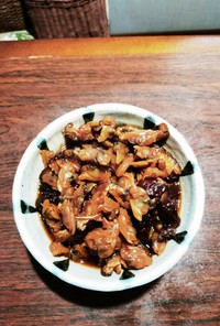 椎茸と剥きあさりの生姜佃煮