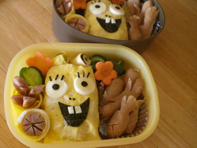 *スポンジボブ☆キャラ弁*