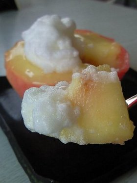 蒸し煮りんご