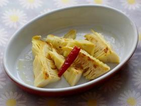 超簡単!たけのこのペペロンチーノ風炒め
