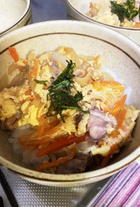 ばぁちゃんの簡単親子丼♡