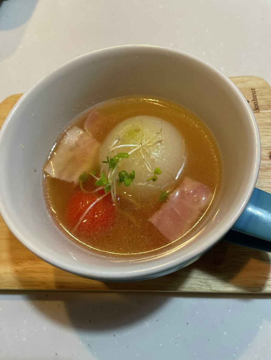 新玉ねぎ簡単美味スープの画像